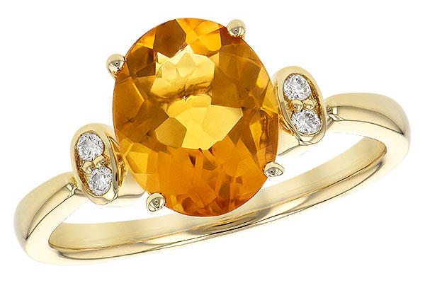L209-08176: LDS RG 2.04 CITRINE 2.10 TGW (10x8MM CIT)