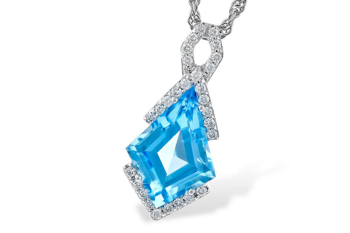 L291-75367: NECK 2.40 BLUE TOPAZ 2.53 TGW