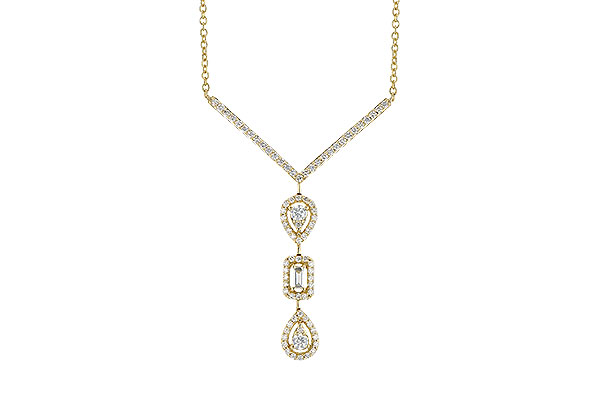 L291-77212: NECK .04 BAGUETTE .50 TW (18")
