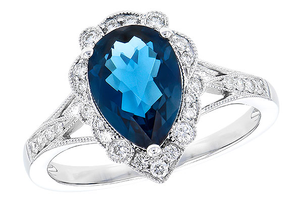 L291-79985: LDS RG 2.25 LONDON BLUE TOPAZ 2.47 TGW (10x7 PS)