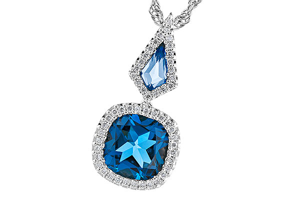 L292-68103: NECK 2.24 TW LONDON BLUE TOPAZ 2.40 TGW