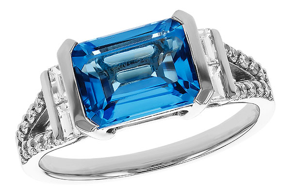 L292-70849: LDS RG 2.64 BLUE TOPAZ 3.00 TGW (9x7MM BT)