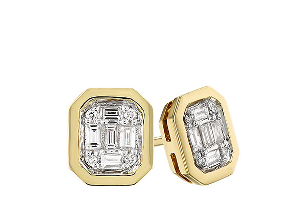 L292-71785: EARRINGS .13 BAG .16 TW