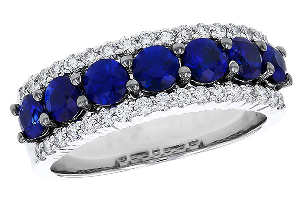 L293-55385: F208-12685 W/BLUE SAPP 1.58 TW SAPP 2.02 TGW