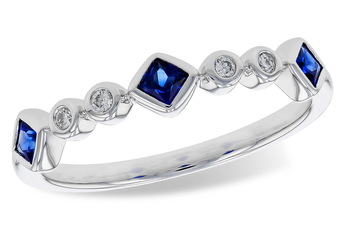 L293-59912: LDS WED RG .25 SAPPHIRE .30 TGW
