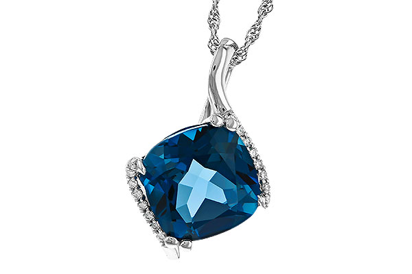 L293-61785: NECK 4.42 LONDON BLUE TOPAZ 4.50 TGW (10MM LBT)