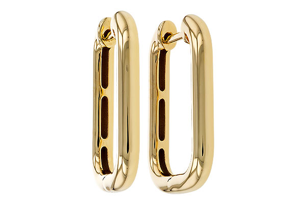 L293-61812: GOLD EARRINGS (23MM)
