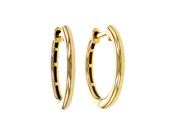 L293-62649: GOLD EARRINGS (16MM)