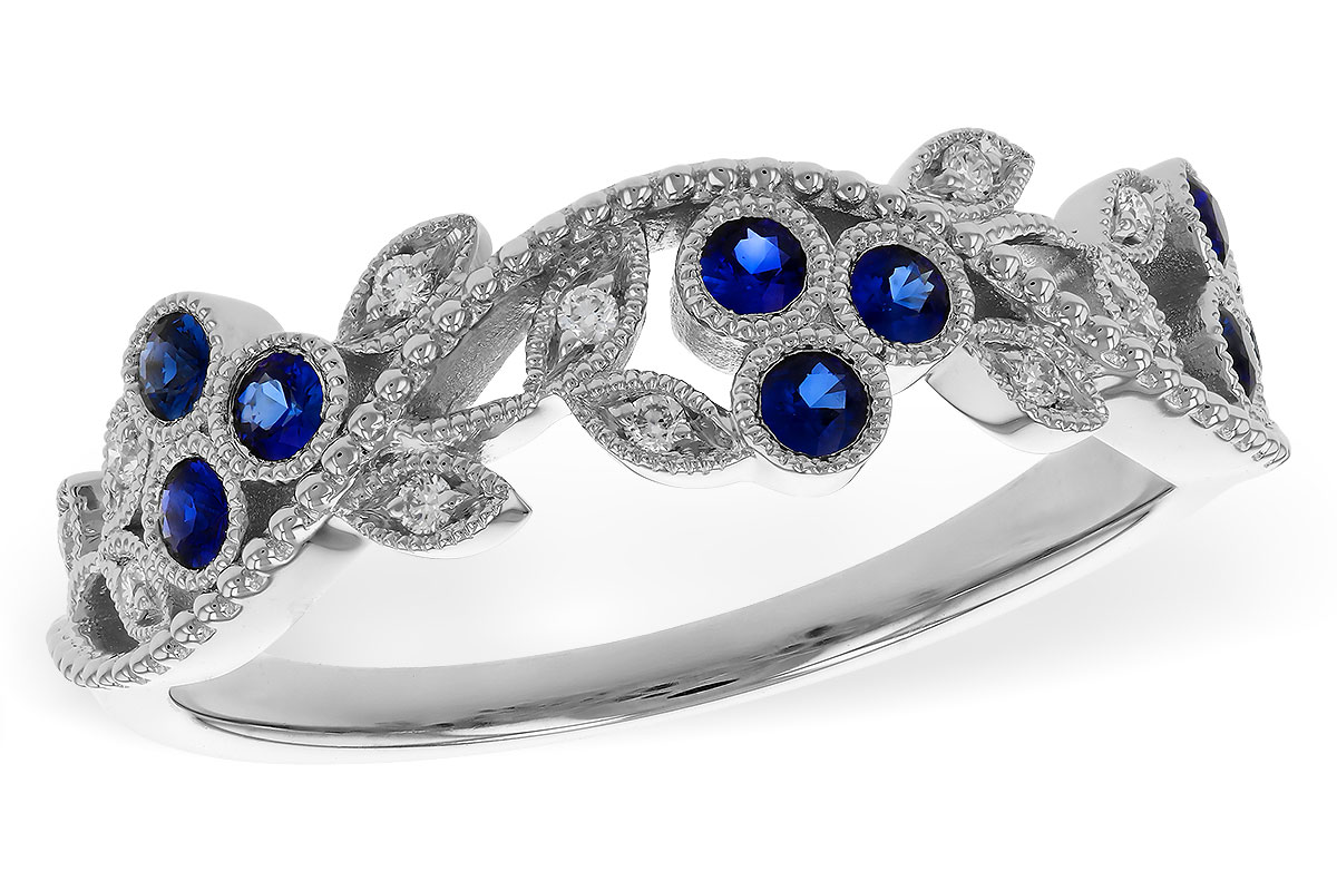 L293-63549: LDS WED RG .23 SAPPHIRE .29 TGW