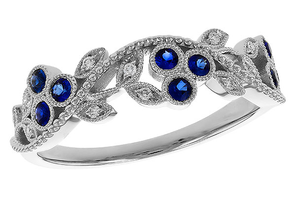 L293-63549: LDS WED RG .23 SAPPHIRE .29 TGW
