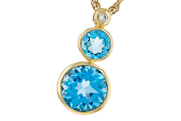 L294-46303: NECK 2.63 BLUE TOPAZ 2.65 TGW (5MM / 8MM BT)
