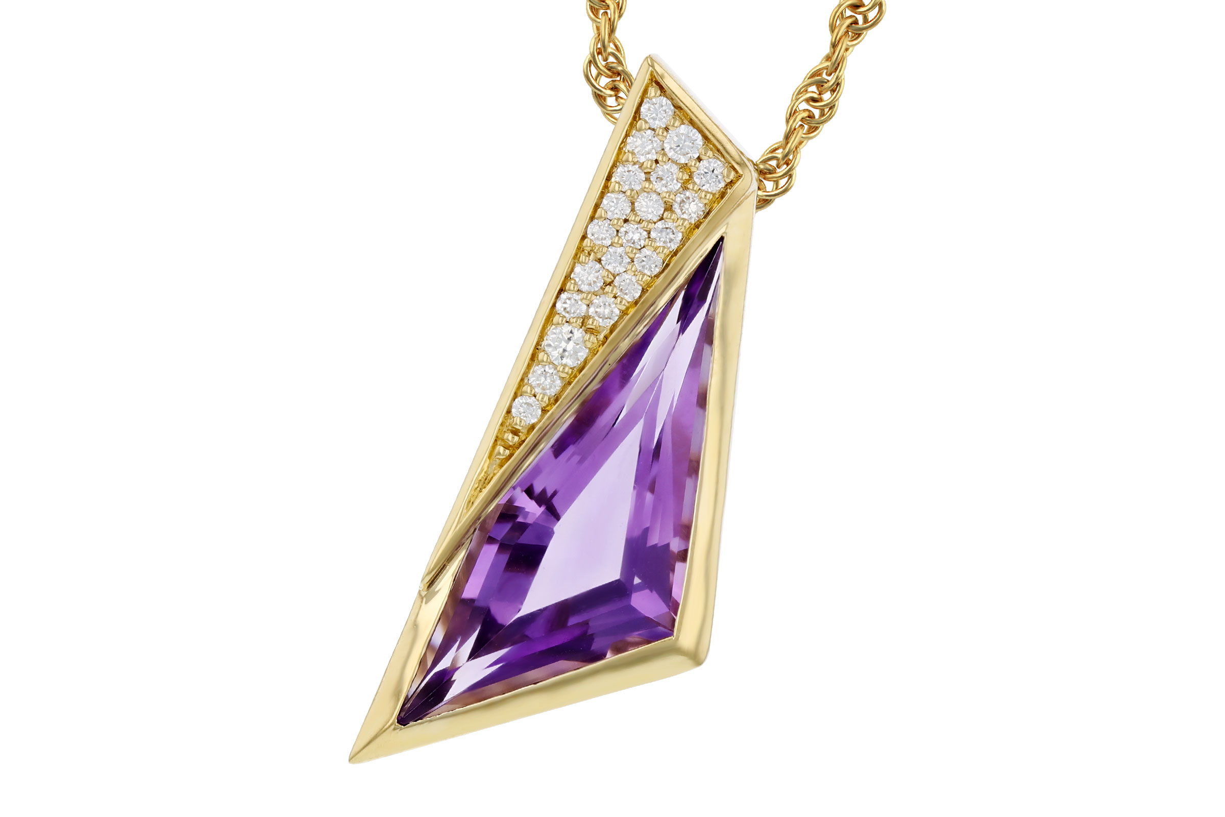 L294-48149: NECKLACE 2.24 AMETHYST 2.33 TGW