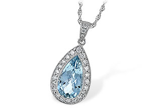 M024-54530: NECKLACE 2.20 AQUA 2.55 TGW