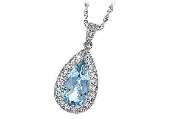 M024-54530: NECKLACE 2.20 AQUA 2.55 TGW