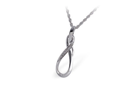 M203-58094: NECKLACE .03 TW