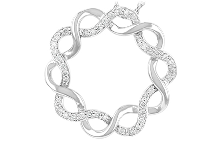 M203-60858: NECKLACE .30 TW