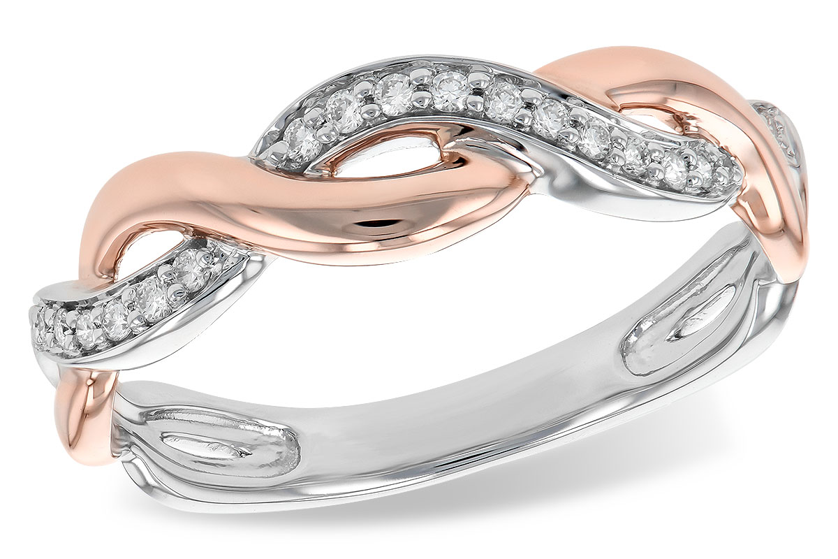 M204-49012: LDS DIA WED RG .10 TW (ROSE & WG)