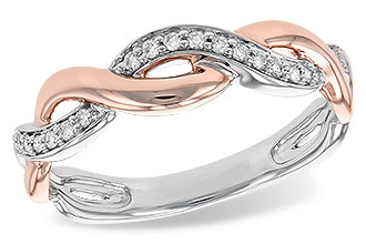 M204-49012: LDS DIA WED RG .10 TW (ROSE & WG)