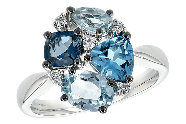 M208-10821: LDS RG 2.57 BLUE TOPAZ 2.65 TGW