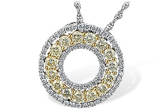 M208-11758: NECK 1.08 YELLOW DIAS 1.55 TW