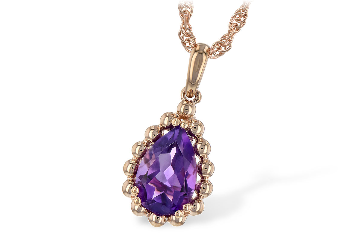 M208-13612: NECKLACE 1.06 CT AMETHYST