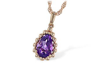 M208-13612: NECKLACE 1.06 CT AMETHYST
