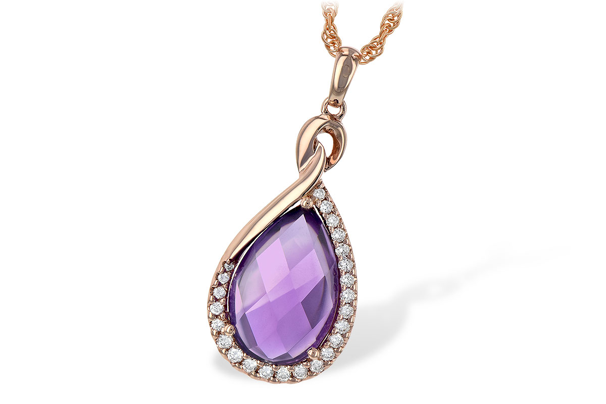 M208-18176: NECK 3.91 AMETHYST 4.10 TGW