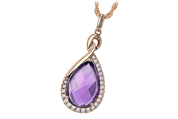 M208-18176: NECK 3.91 AMETHYST 4.10 TGW