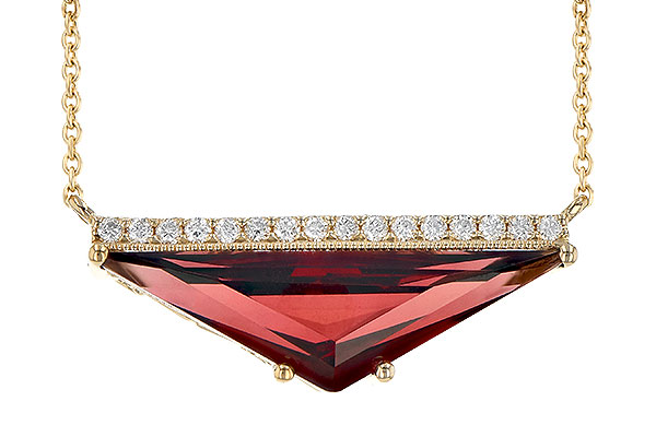 M209-06321: NECK 2.85 GARNET 2.95 TGW