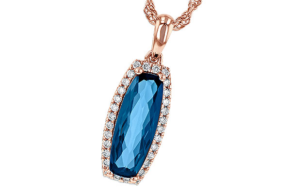 M209-08094: NECK 1.58 LONDON BLUE TOPAZ 1.70 TGW