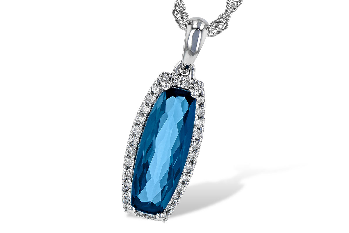 M209-08094: NECK 1.58 LONDON BLUE TOPAZ 1.70 TGW