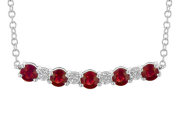 M209-09003: NECK .58 TW RUBY .70 TGW