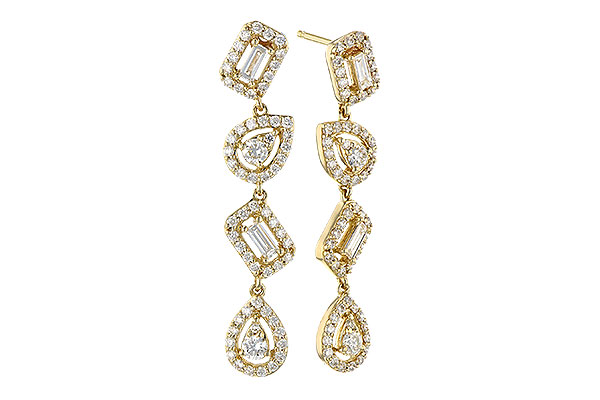 M291-77203: EARR .12 TW BAGUETTES .70 TW