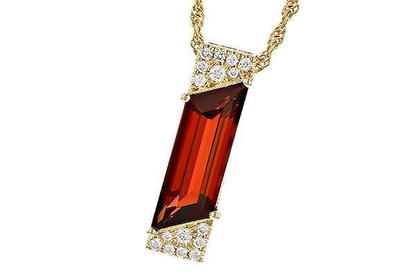M291-77212: NECK 2.16 GARNET 2.25 TGW