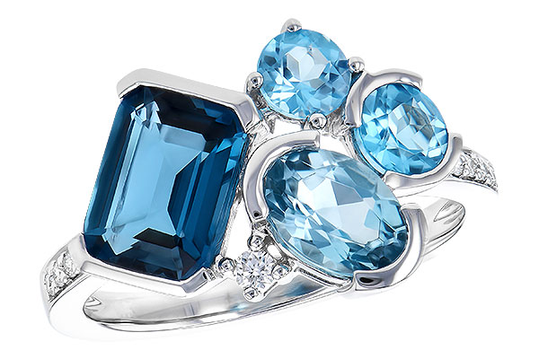 M291-79949: LDS RG 3.08 BLUE TOPAZ TW 3.15 TGW