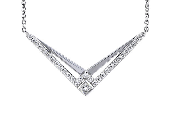 M291-80867: NECKLACE .22 TW