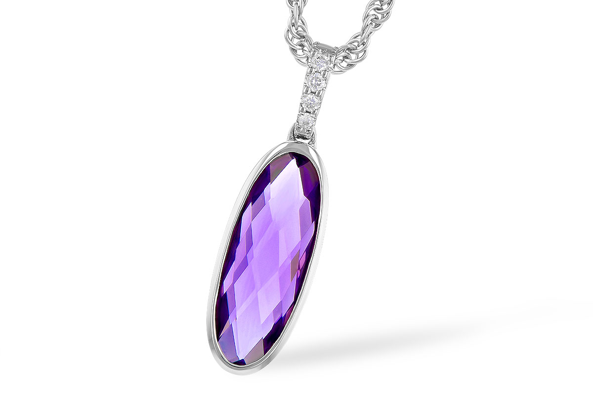 M291-81776: NECK 1.67 AMETHYST 1.70 TGW