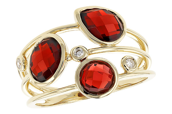 M292-66285: LDS RG 3.07 TW GARNET 3.12 TGW