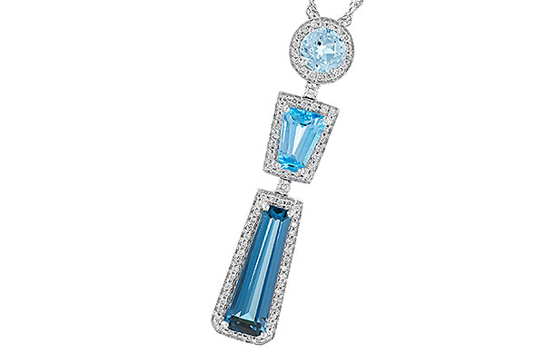 M292-66294: NECK 3.26 TW BLUE TOPAZ 3.50 TGW