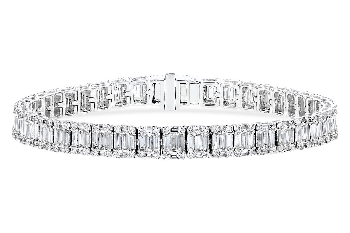 M292-66330: BRACELET 2.72 TW BAGUETTES 4.10 TW