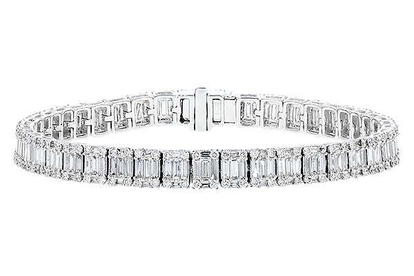 M292-66330: BRACELET 2.72 TW BAGUETTES 4.10 TW