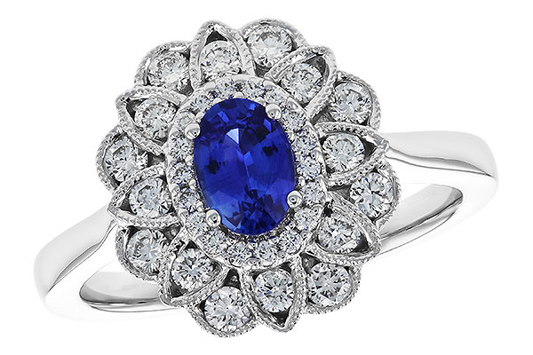 M292-71758: LDS RG .60 TW SAPPHIRE 1.12 TGW (6x4MM SAPP)