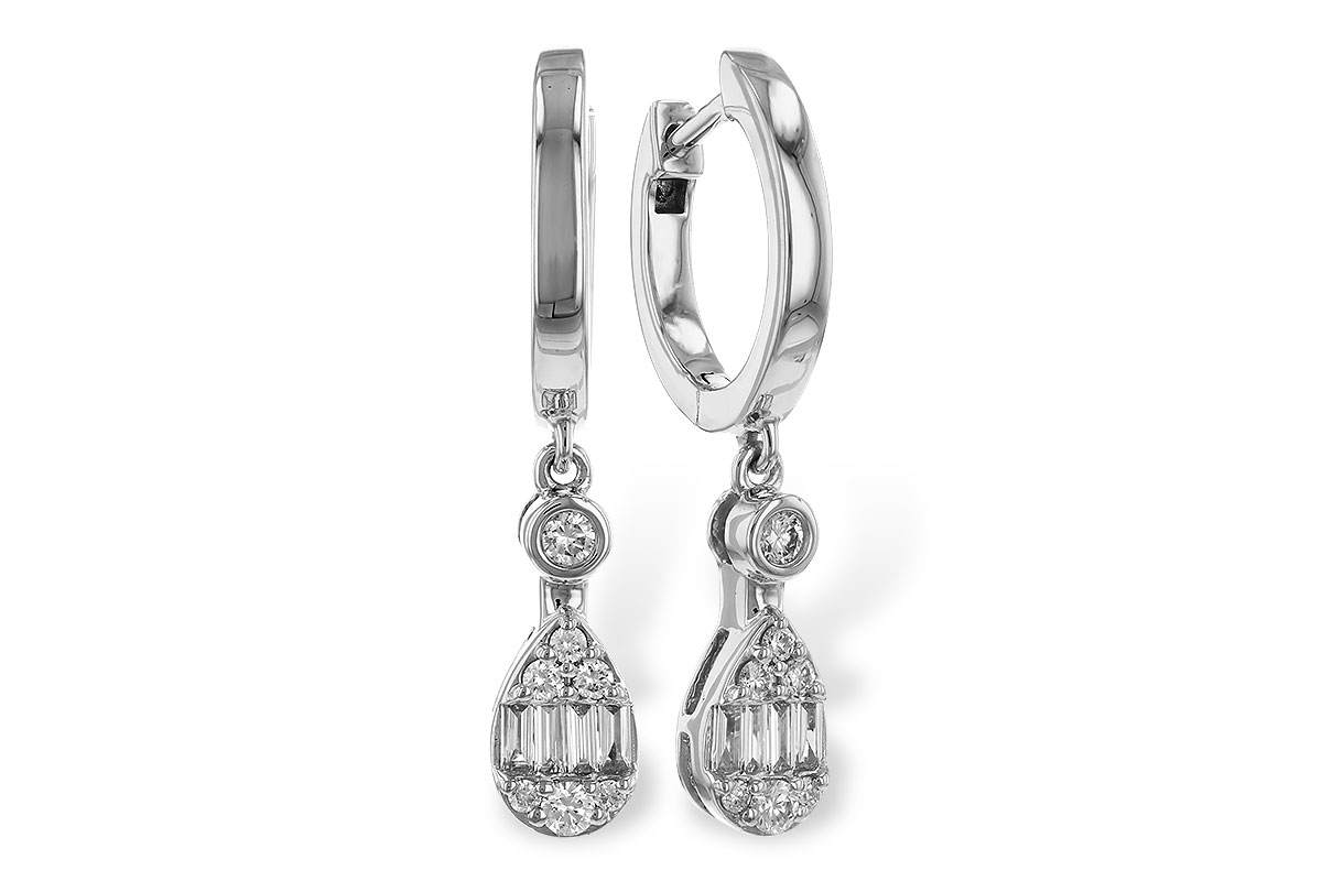 M293-55449: EARRINGS .11 BAG .28 TW