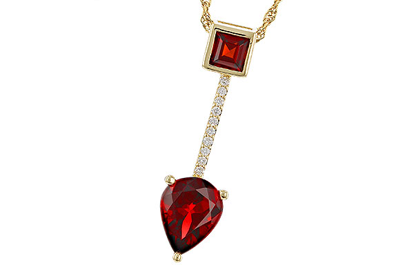 M293-57194: NECKLACE 2.15 GARNET 2.20 TGW