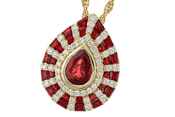M293-59067: NECK 2.05 TW RUBY 2.29 TGW (7x5MM PS)