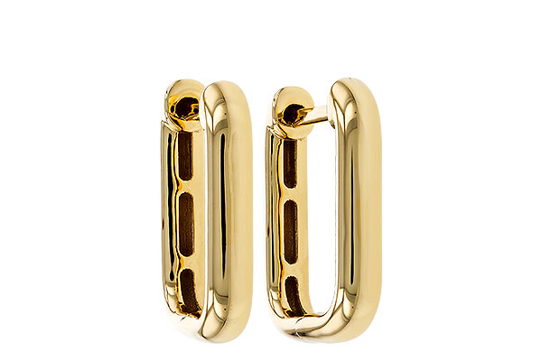 M293-61812: GOLD EARRINGS (15MM)