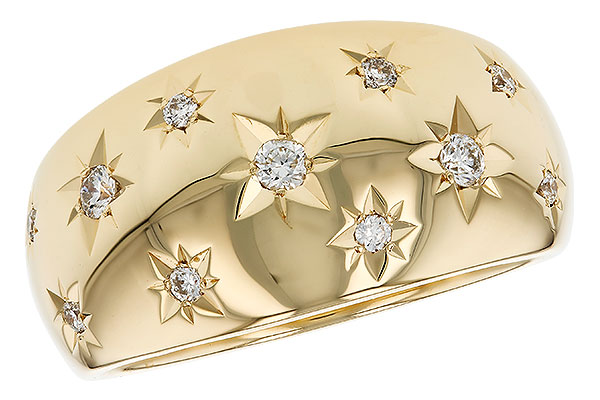 M294-46330: LDS DIA WEDDING RING .18 TW