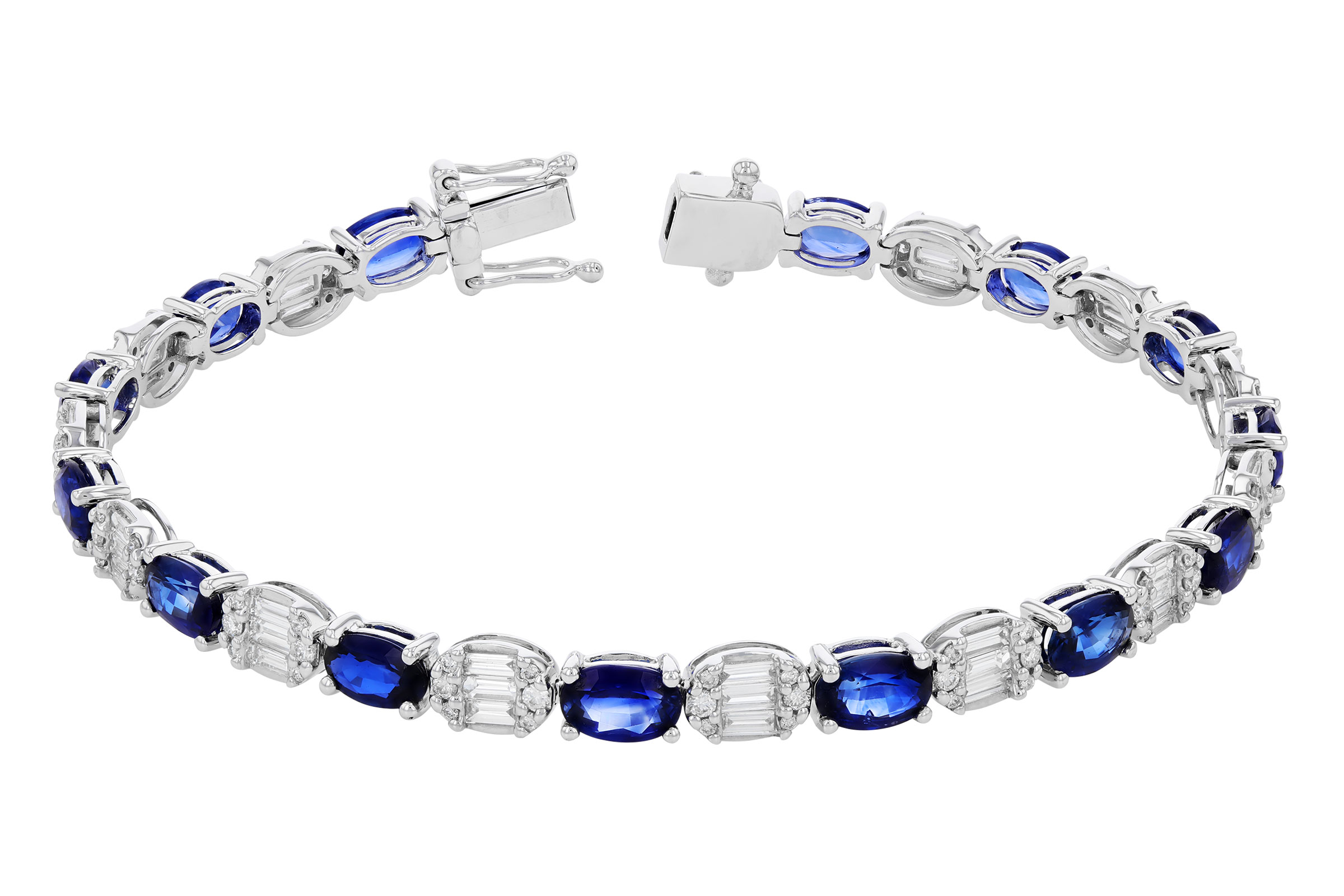 M294-47267: BRACELET 7.28 TW SAPPHIRE 8.98 TGW (7")